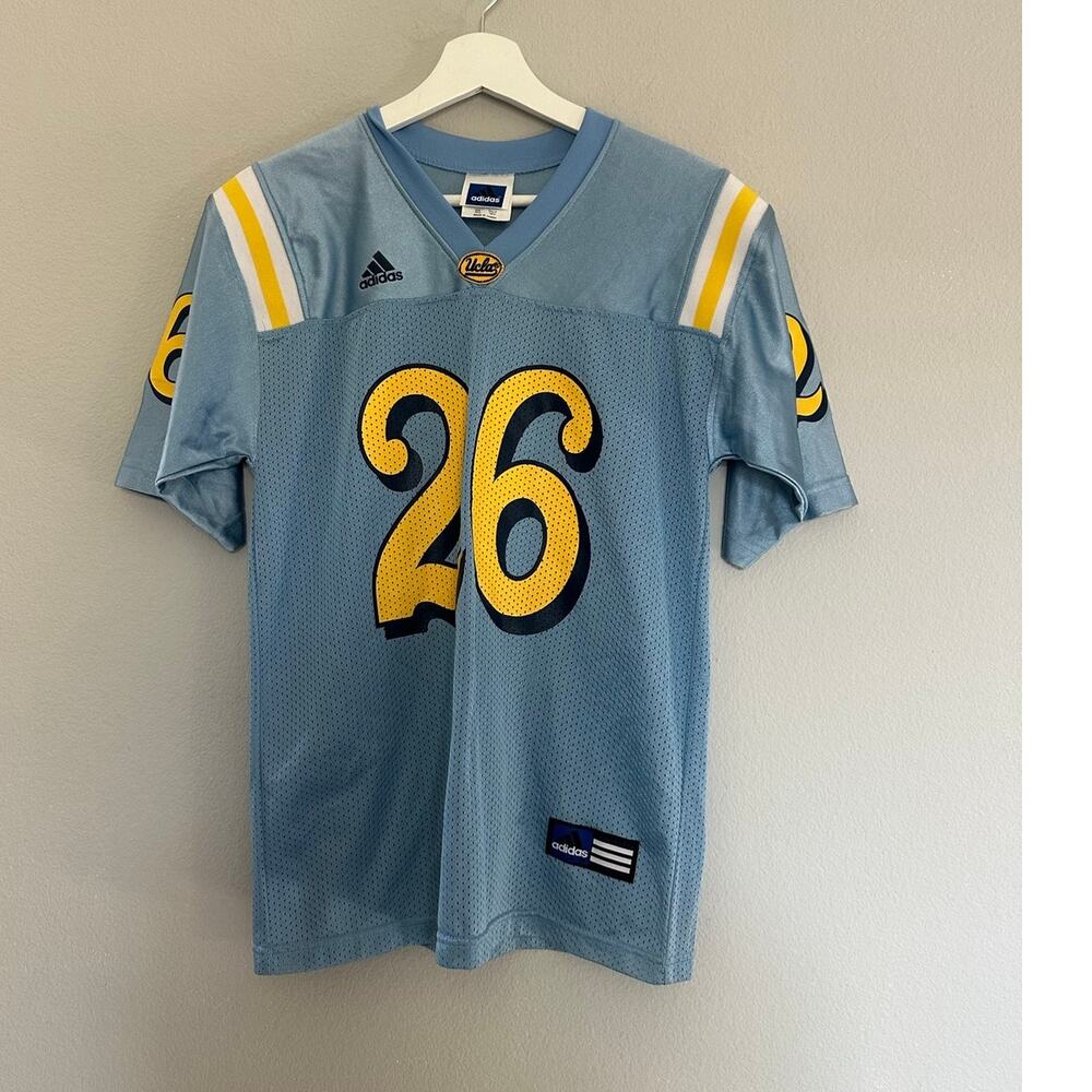 Vintage Adidas UCLA Bruins #26 Blue Football Jersey Size 10-12